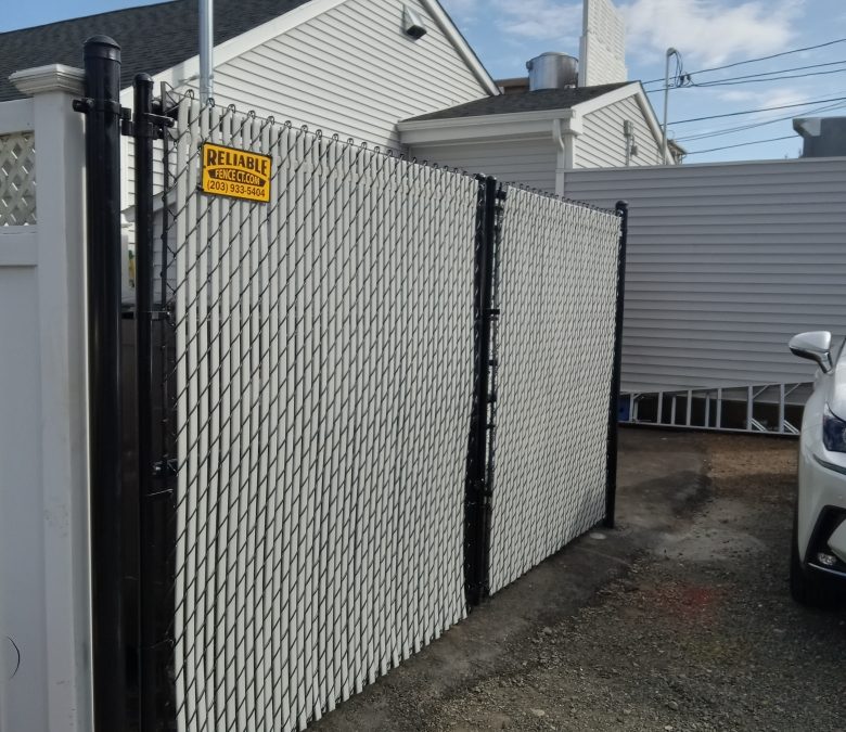 Black-Chain-Link-Privacy-Fence